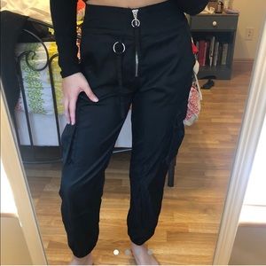 Black Cargo Pants